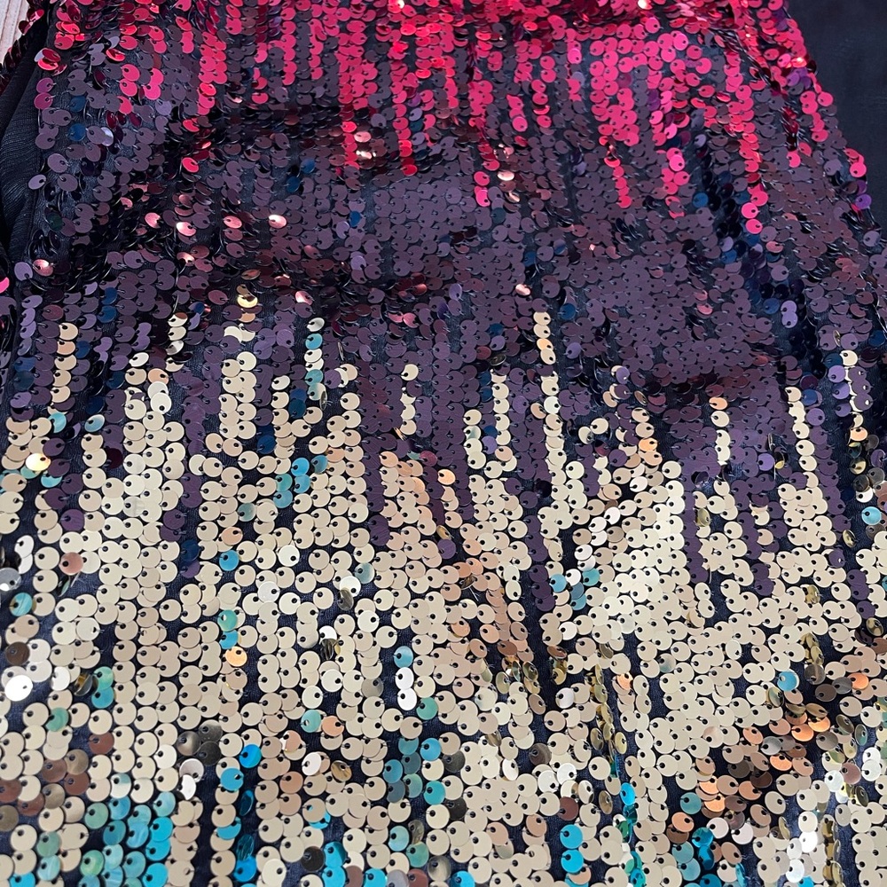 Sequin Coat Multicolor Statement Piece Size 3XL - Also Looks Great Oversized - Picture 8 of 9